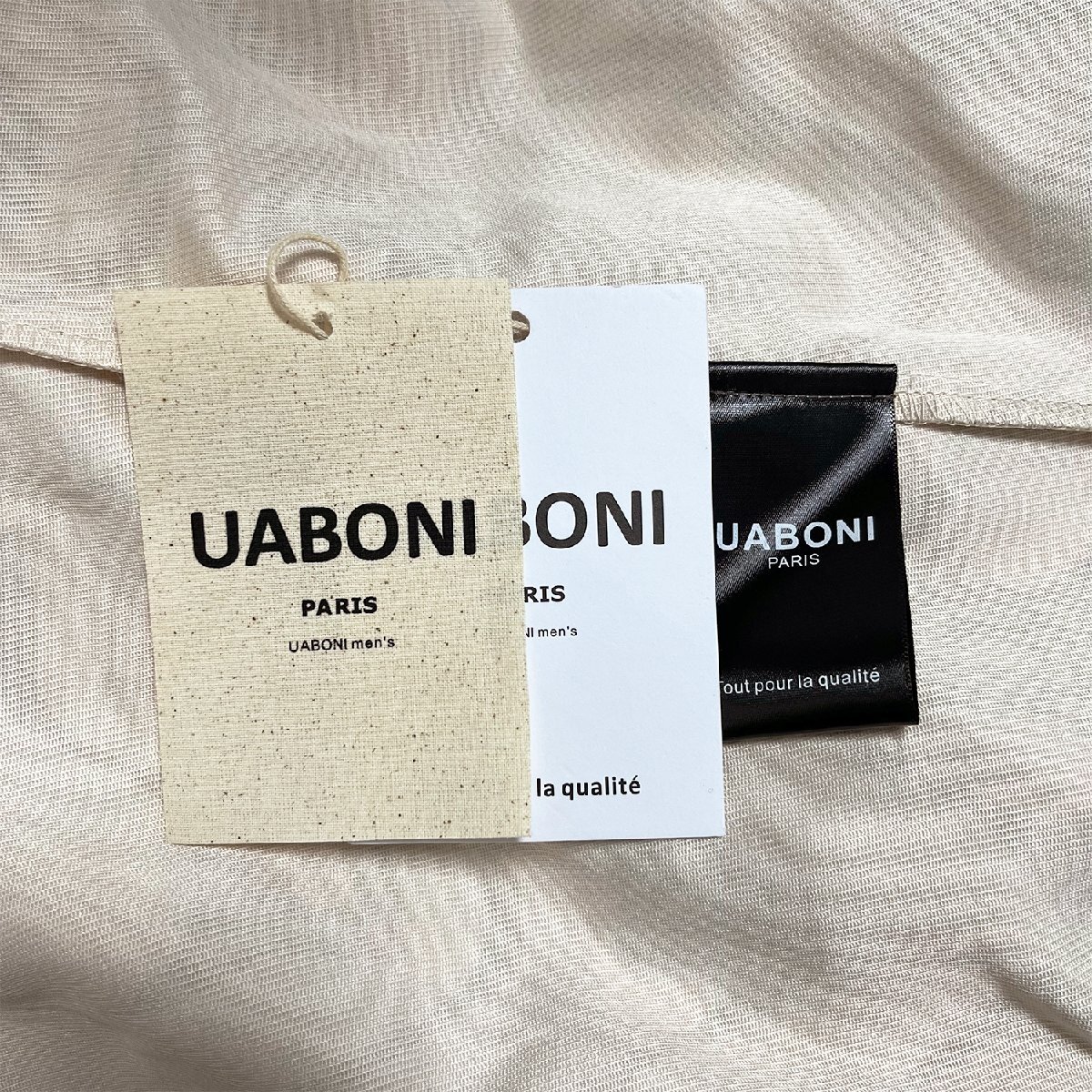 個性EU製＆定価4万◆UABONI*Paris*長袖シャツ*ユアボニ*パリ発◆人気 快適 ソフト お洒落 総柄 トップス アメカジ カジュアル L/48サイズ_画像9