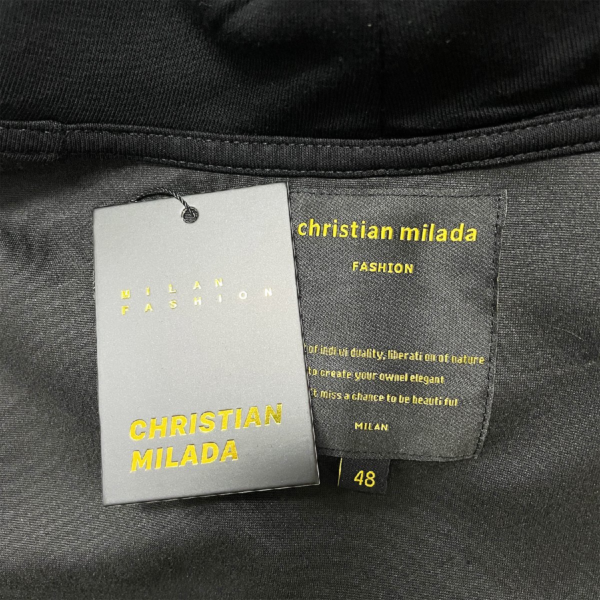 定価4万★christian milada・ミラノ発・パーカー★個性 ナチュラル 吸湿 スウェット トップス ユニセックス 普段着 M/46サイズ_画像8