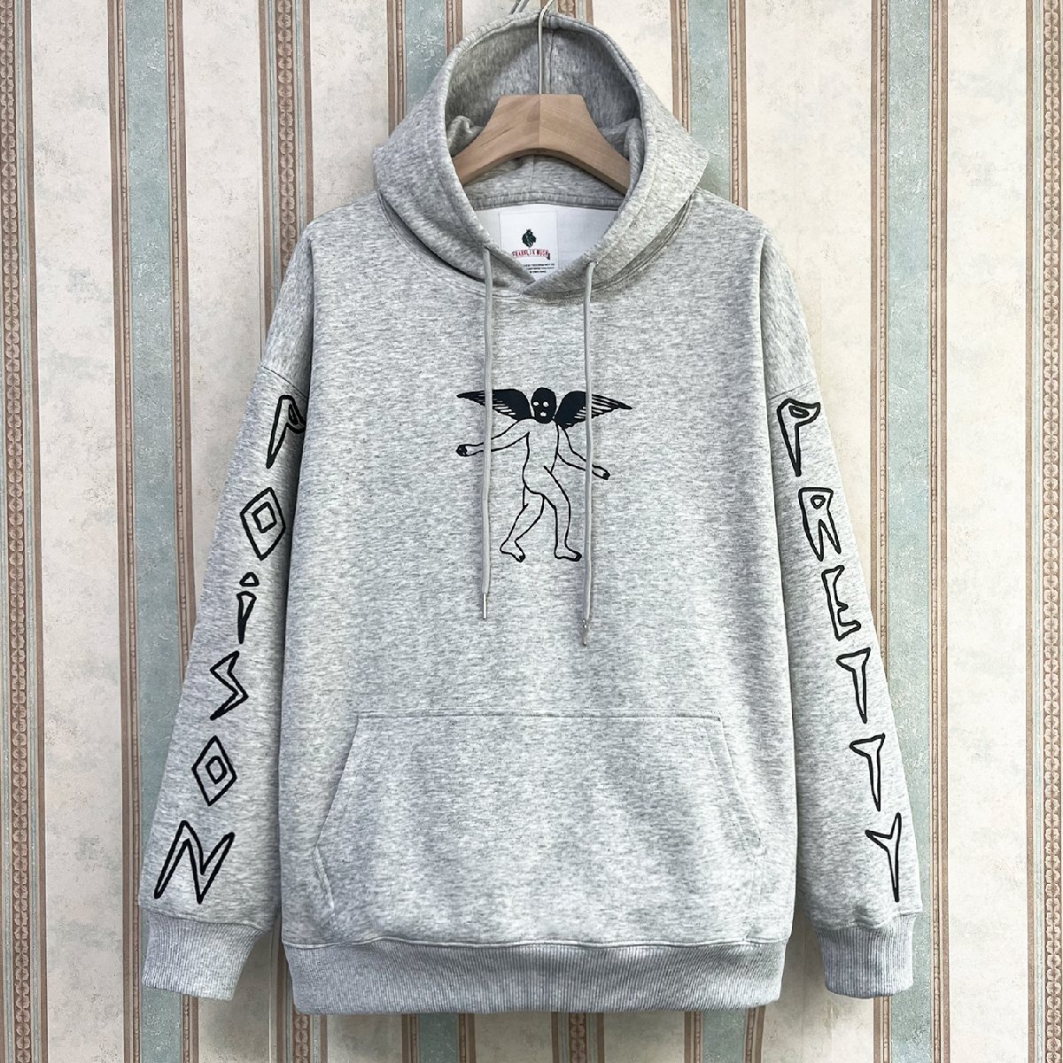  piece . regular price 4 ten thousand FRANKLIN MUSK* America * New York departure Parker comfortable waterproof illustration pull over sweat leisure everyday put on size 3
