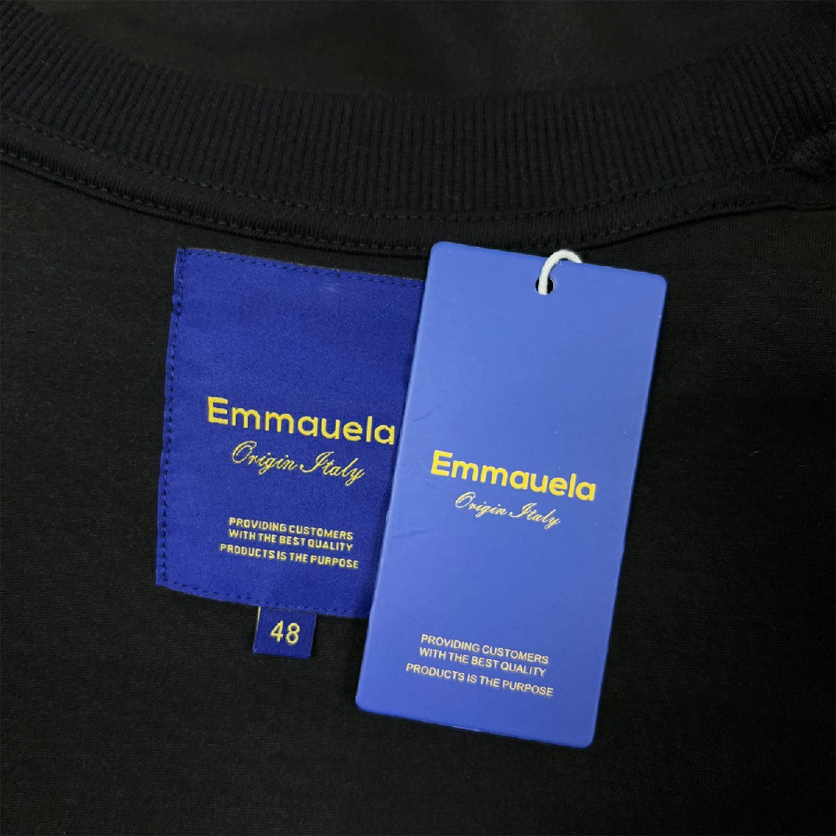 人気・トレーナー 定価4万◆Emmauela・イタリア・ミラノ発◆高級 暖かい ソフト 遊び心 クマ 手書き風 可愛い スウェット トップス 2XL/52_画像9