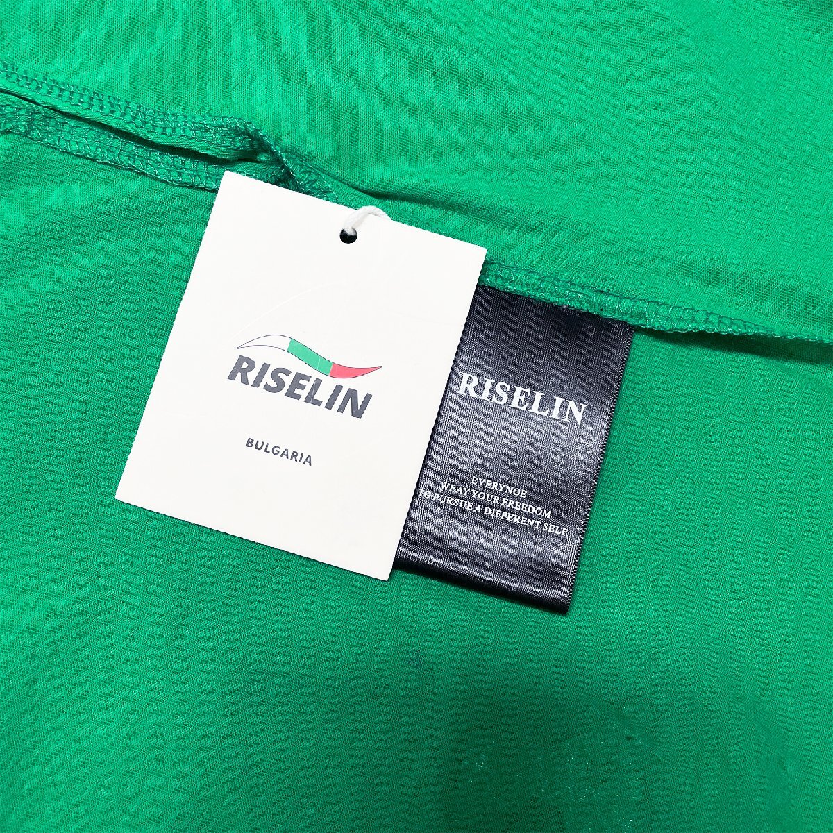 個性ヨーロッパ製※定価2万◆ブルガリア発※RISELIN 半袖Tシャツ 人気 ゆったり ダメージ加工 ウサギ トップス アシンメトリー 街着 M/46_画像7