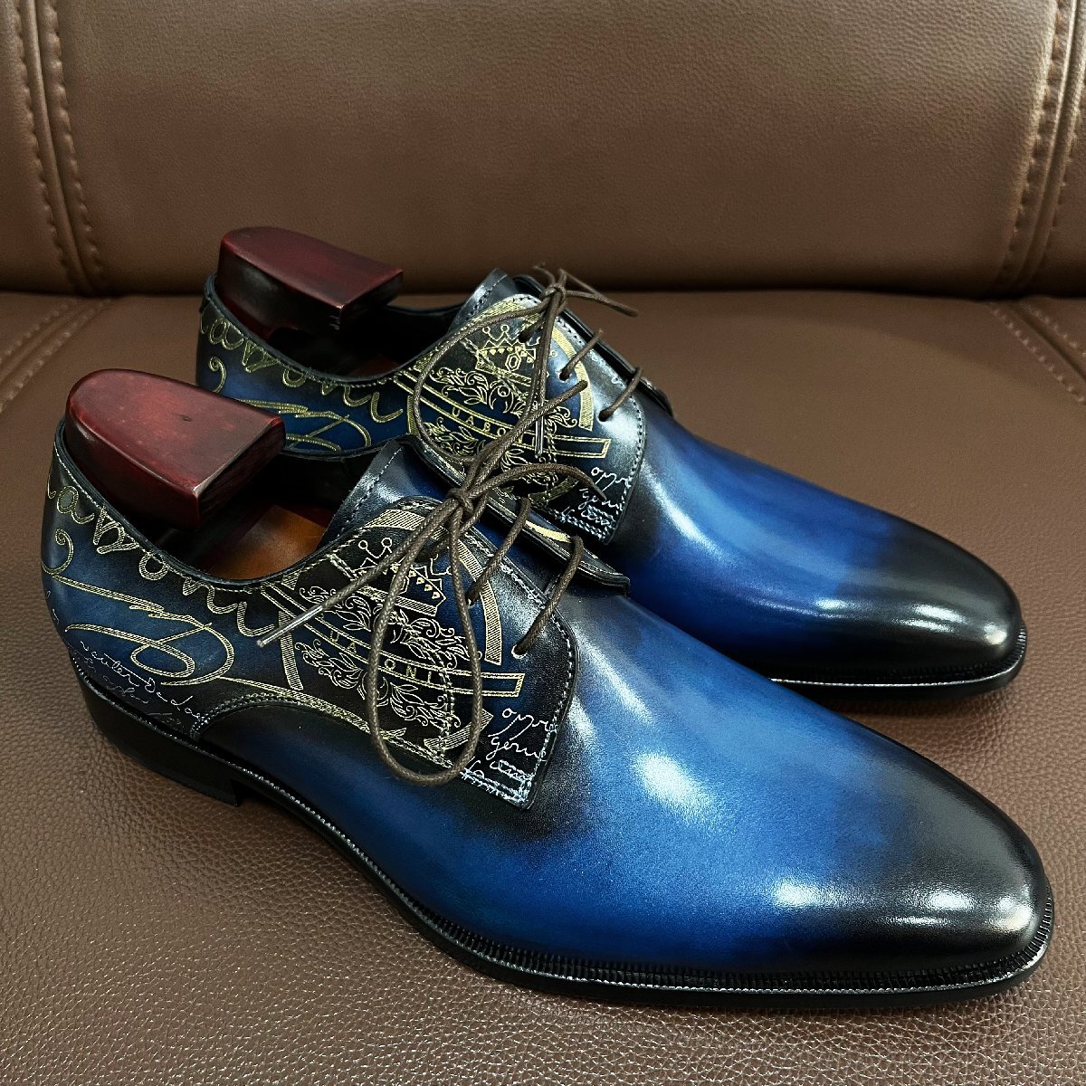  valuable EU made regular price 28 ten thousand special order limited goods *UABONI* business shoes *yuaboni* hand made handmade hand . leather original leather commuting formal gentleman 25.