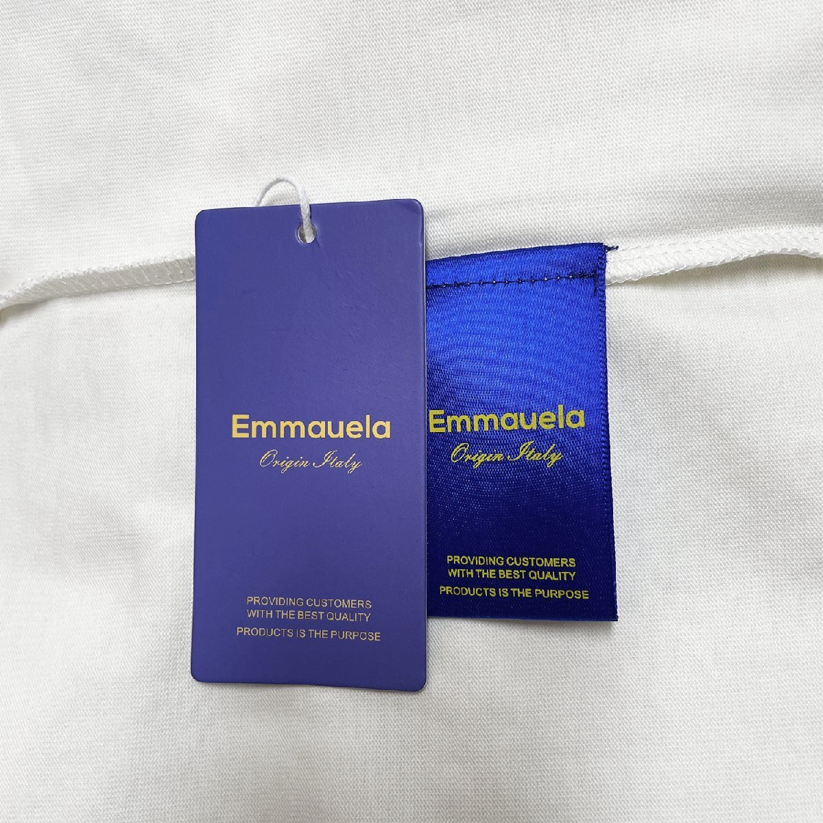 定番・半袖Ｔシャツ 定価2万◆Emmauela・イタリア・ミラノ発◆コットン100％ 快適 個性 通気吸汗 スウェット カットソー トレンド 2XL/52_画像9