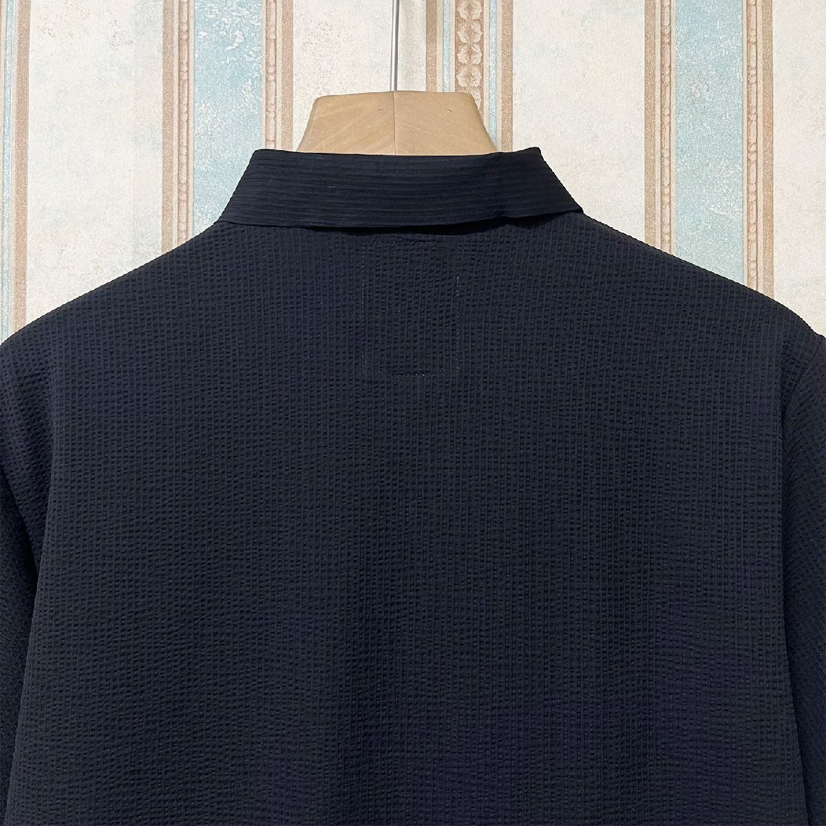 絶賛 定価3万 FRANKLIN MUSK・アメリカ・ニューヨーク発 ポロシャツ 高品質シルク/コットン混 薄手 速乾 涼しい 洗練 ビジネス サイズ2の画像4
