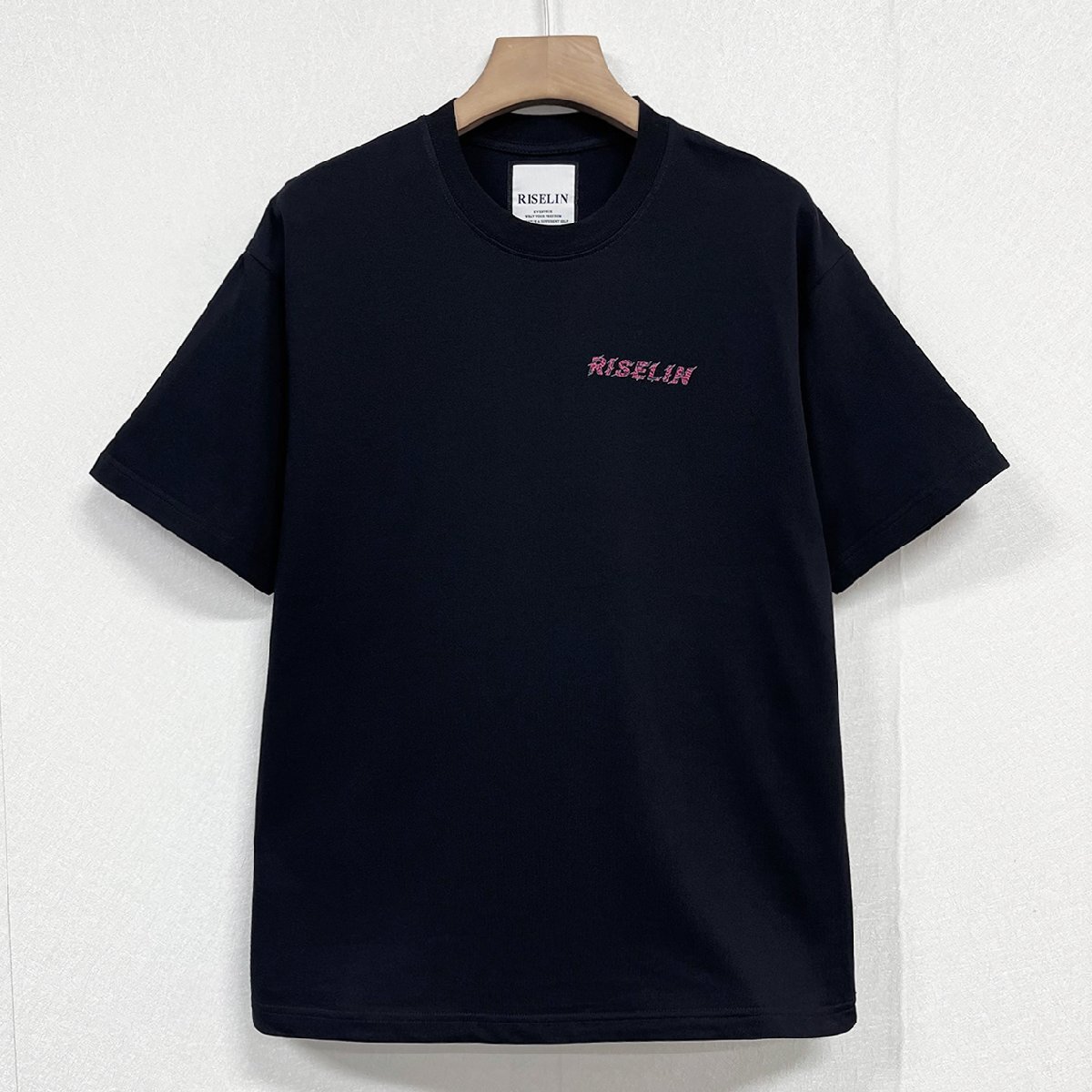 高級ヨーロッパ製※定価2万◆ブルガリア発※RISELIN 半袖Tシャツ 上質 薄手 通気 プリント 遊び心 トップス カットソー 個性 夏服 2XL/52_画像2