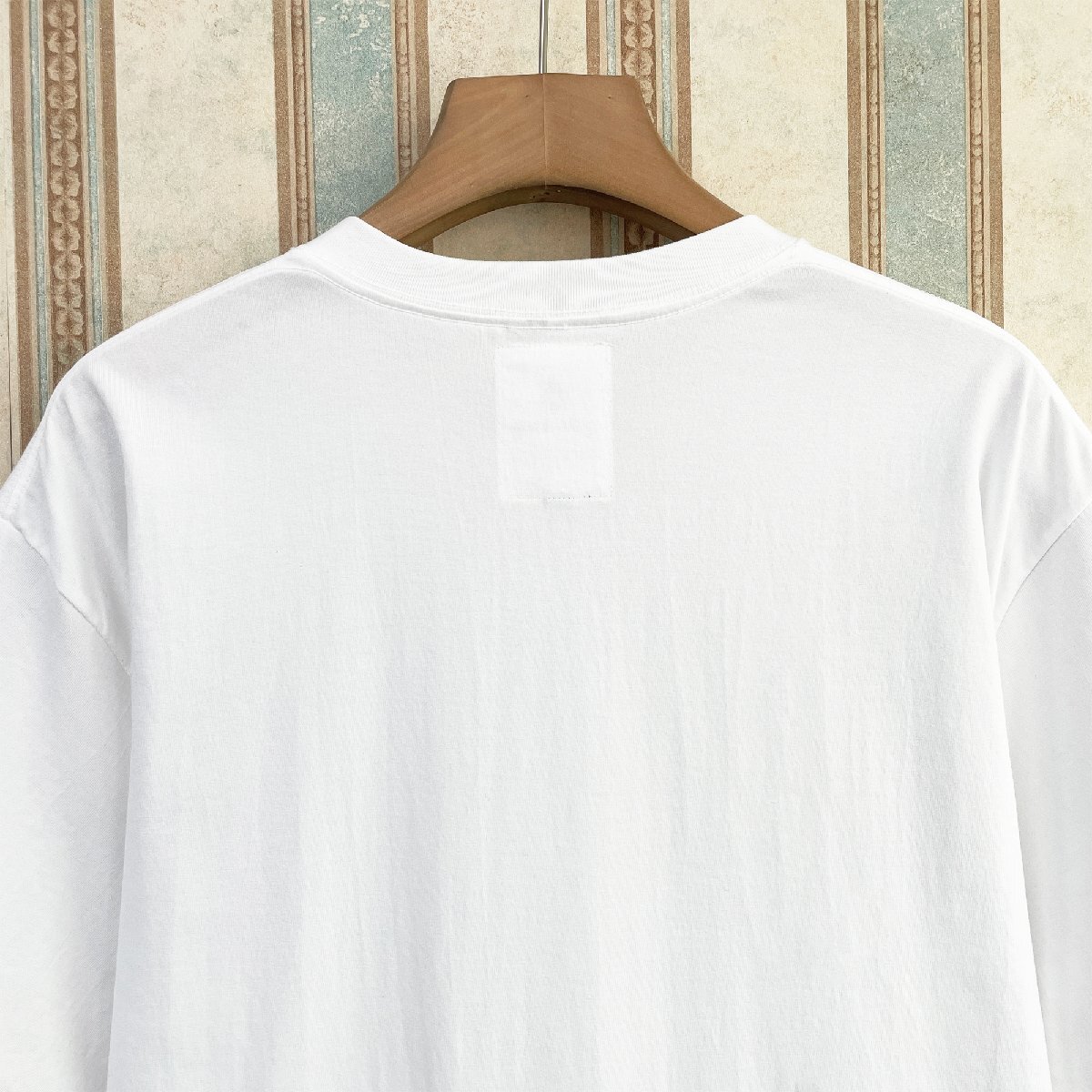 人気 定価2万 FRANKLIN MUSK・アメリカ・ニューヨーク発 半袖Tシャツ 薄手 通気 吸汗 ネコ 英字 カットソー 可愛い カジュアル 定番 3_画像5