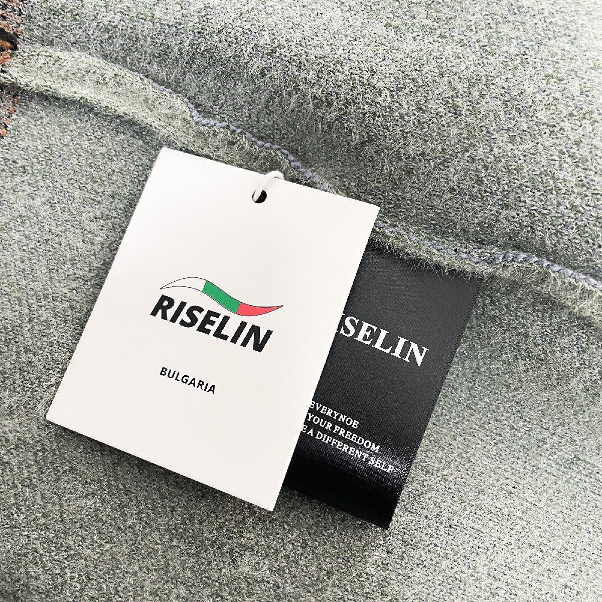 最高級ヨーロッパ製※定価5万◆ブルガリア発※RISELIN セーター ニット ミンク/カシミヤ混 快適 防寒 柔らかい お洒落 秋冬 2XL/52サイズ_画像10