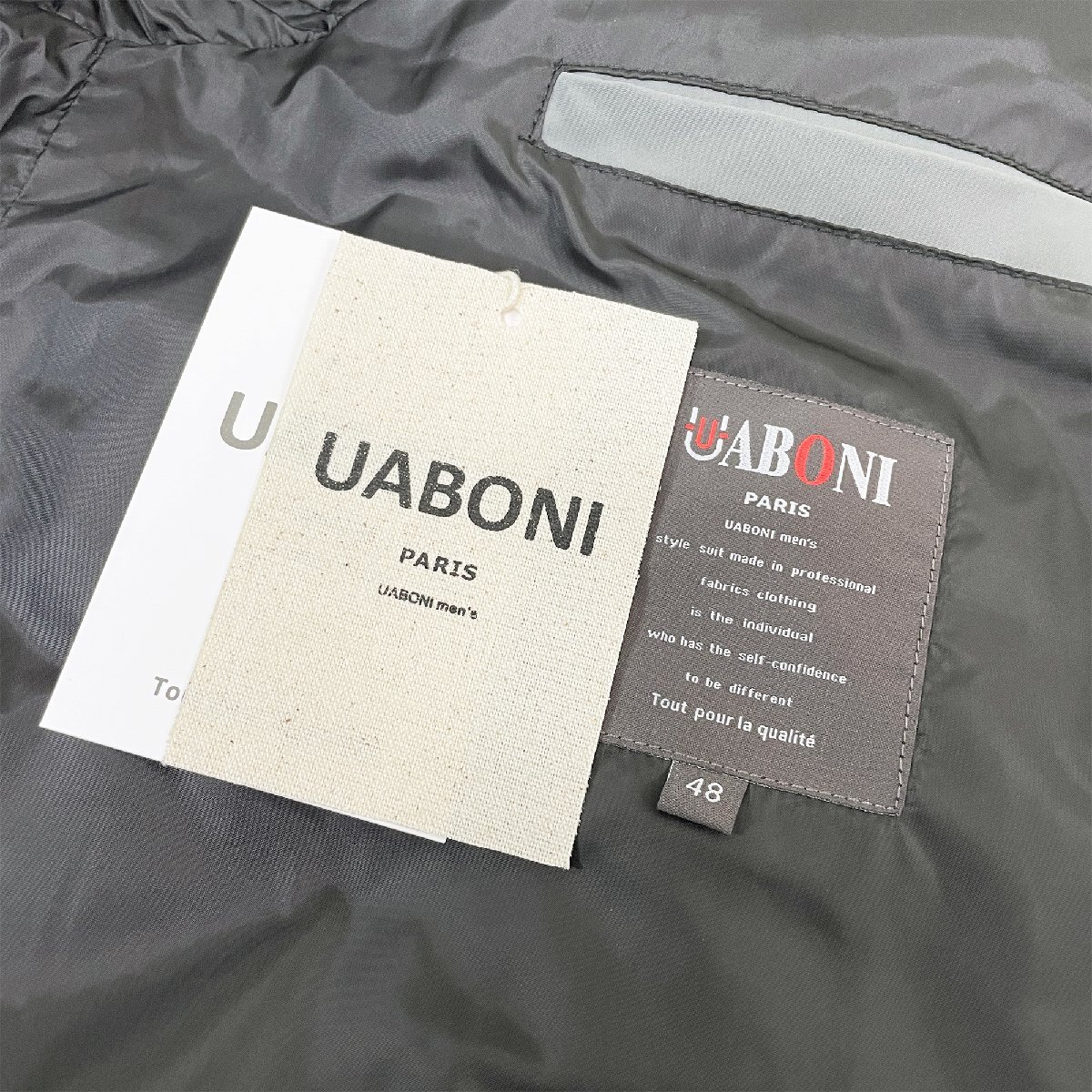 一枚限定EU製＆定価10万◆UABONI*Paris*ダウンジャケット*ユアボニ*パリ発◆防寒 防風 暖かい 無地 シンプル 日常 メンズ 通勤 秋冬 L/48_画像9