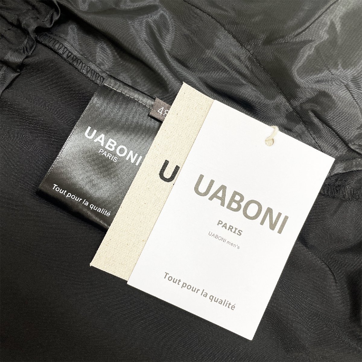 定番EU製＆定価3万◆UABONI*Paris*ショートパンツ*ユアボニ*パリ発◆上質 薄手 通気 速乾 爽やか 短パン シンプル カジュアル 夏服 XL/50_画像10