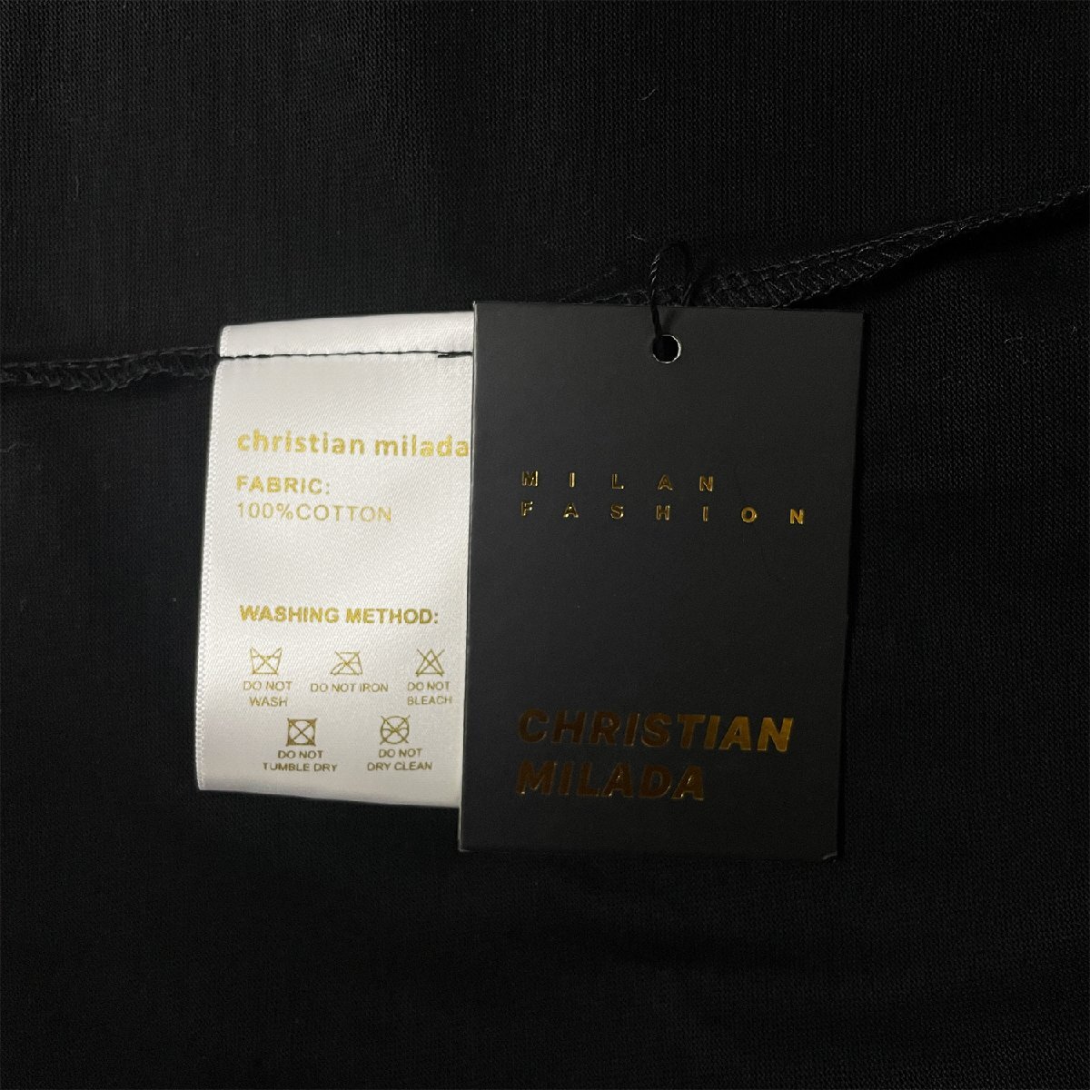 定価2万★christian milada・ミラノ発・半袖Tシャツ★コットン100％ 上品 薄手 吸汗速乾 通気 ユニコーン スウェット 男女兼用 XL/50サイズ_画像8