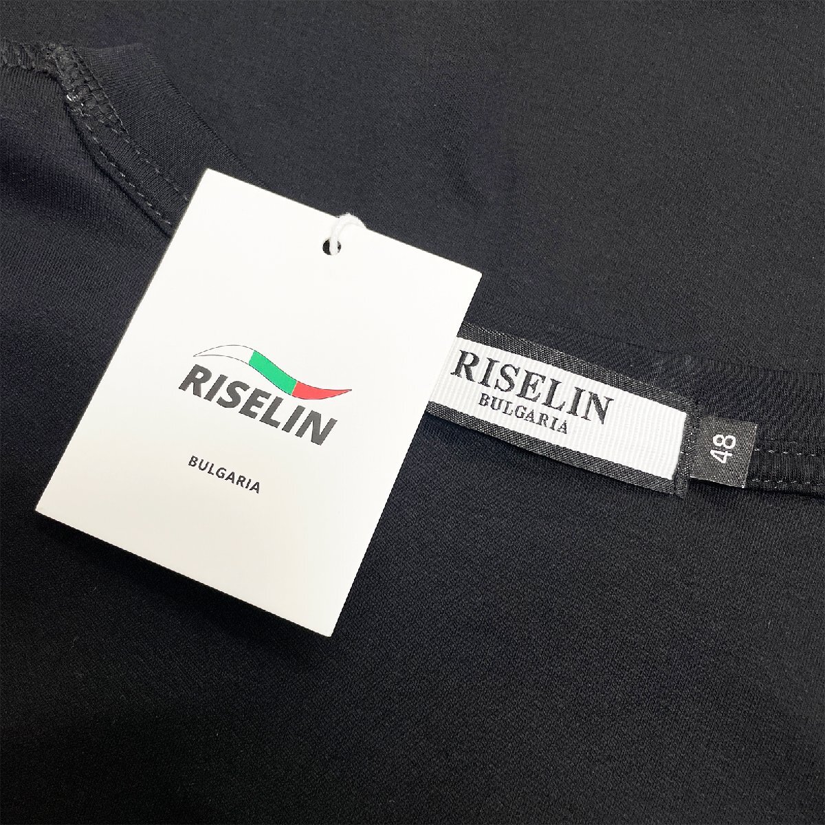 人気ヨーロッパ製※定価2万◆ブルガリア発※RISELIN 半袖Tシャツ 通気 個性 ハート柄 ギャザー ショート丈 キレイめ レディース M/46_画像10