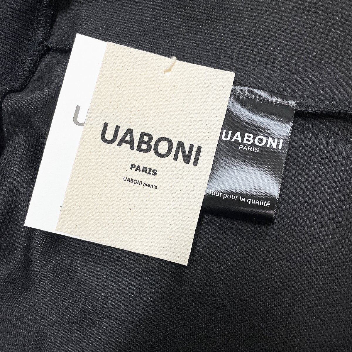 最高級EU製＆定価4万◆UABONI*Paris*トレーナー*ユアボニ*パリ発◆コットン ソフト ゆったり 吸湿 笑顔 個性 お洒落 春 スウェット 2XL/52_画像9