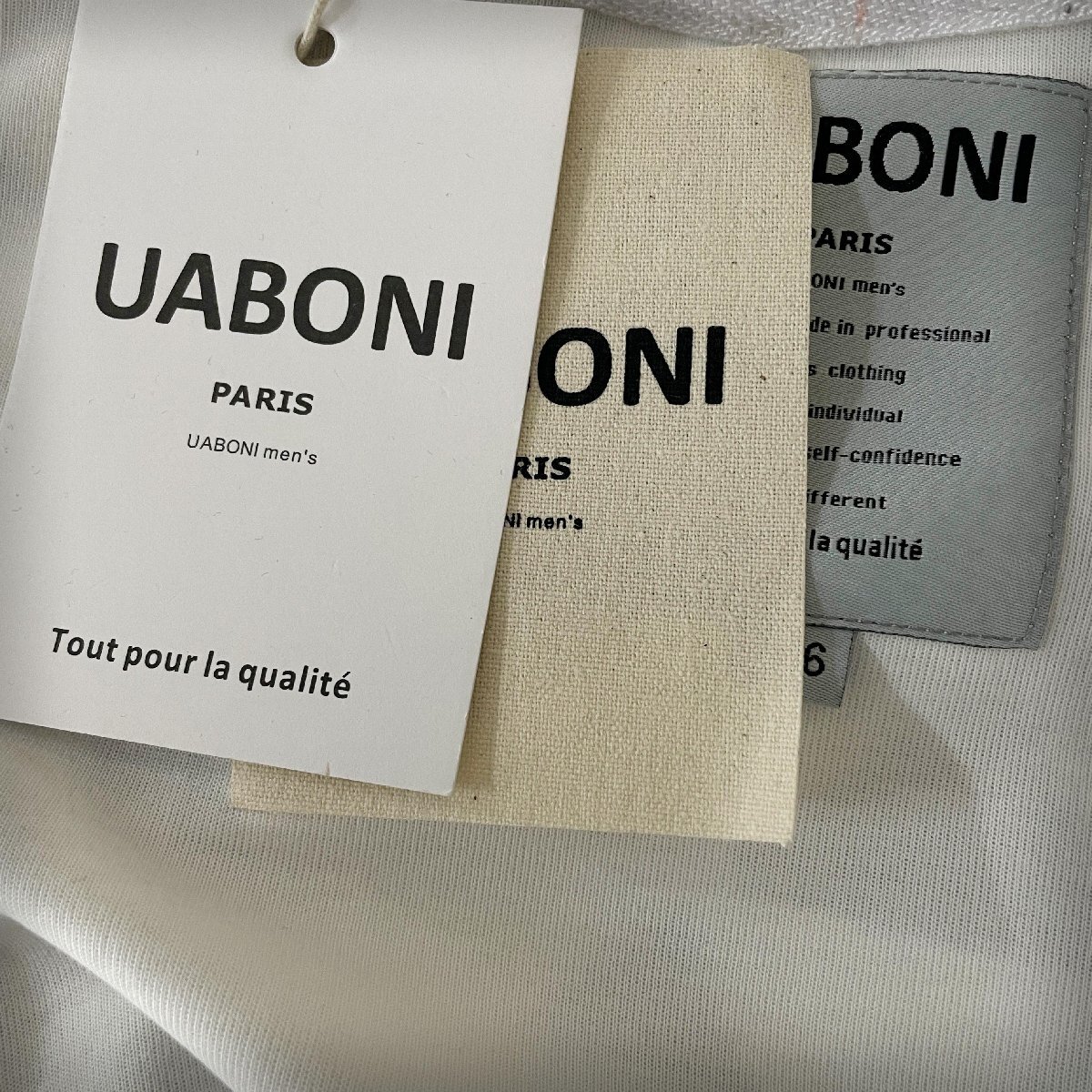 ★★最高級EU製＆定価4万◆UABONI*Paris*トレーナー*ユアボニ*パリ発◆米国産コットン100％ 長袖 ピクセル レトロ リラックス 日常着 L/48_画像9