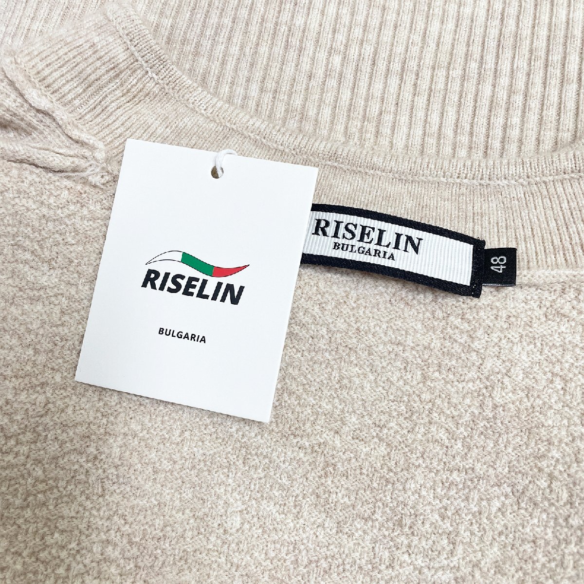 高級ヨーロッパ製※定価5万◆ブルガリア発※RISELIN セーター 上品 柔らかい 保温 ニット エレガント シンプル 着痩せ レディース 定番 50_画像7