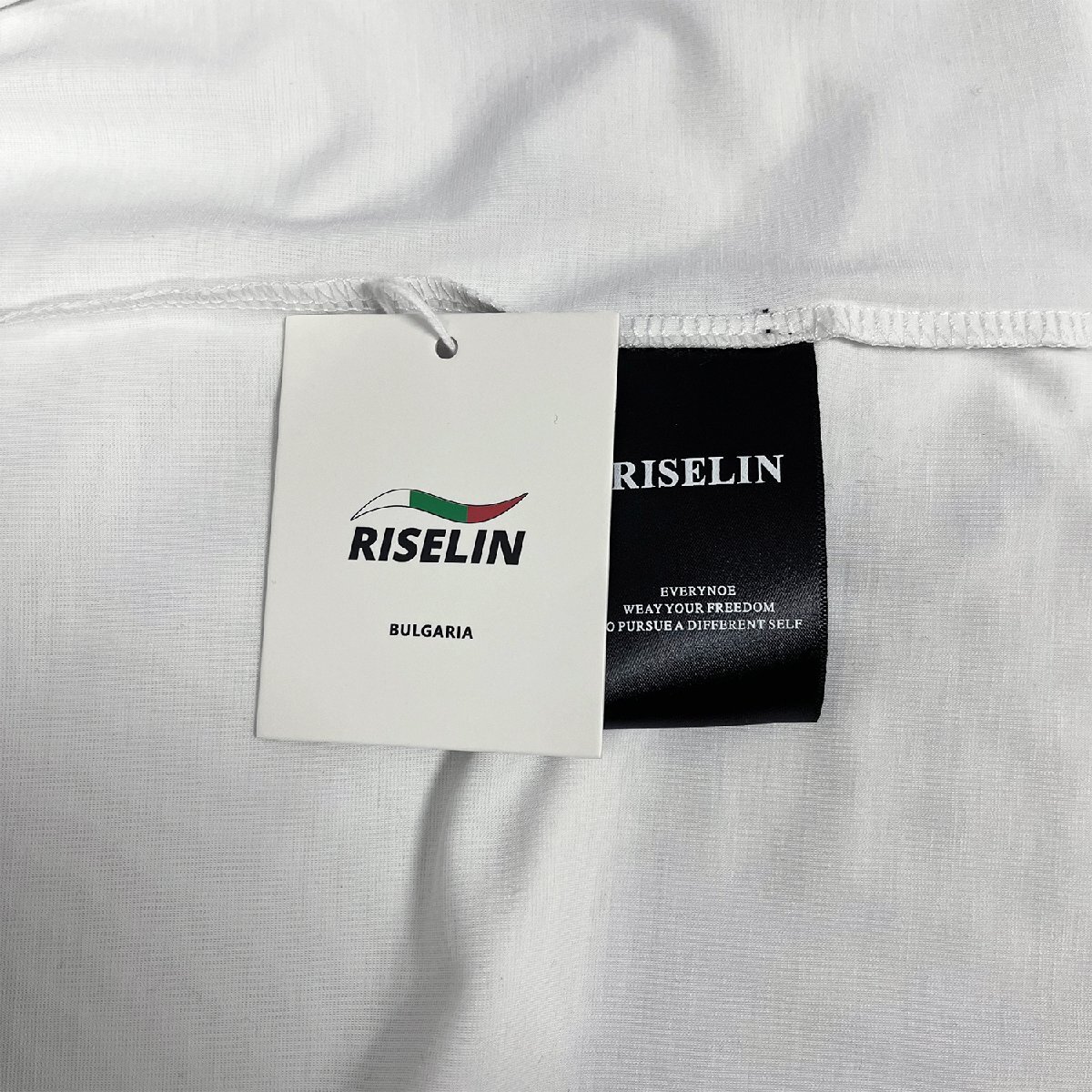 最上級ヨーロッパ製※定価3万◆ブルガリア発※RISELIN ポロシャツ 上級シルク混 通気 薄手 接触冷感 半袖 刺 通勤 ビジネス ゴルフ M/46_画像9