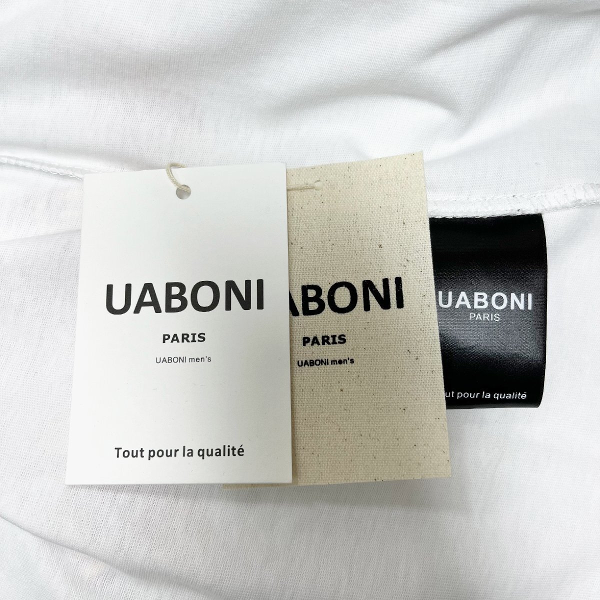 個性EU製＆定価2万◆UABONI*Paris*半袖Tシャツ*ユアボニ*パリ発◆綿100% 通気 薄手 ウサギ柄 可愛い スウェット お出かけ 夏服 L/48サイズ_画像9