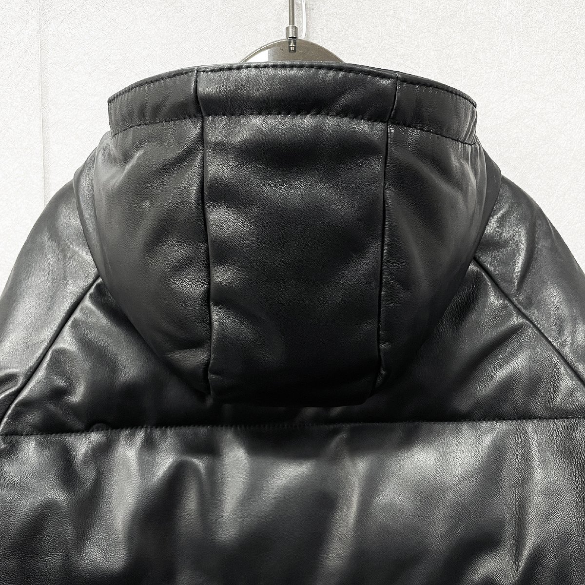 ..* leather * down jacket regular price 15 ten thousand *Emmauela* Italy * milano departure * high grade sheep leather protection against cold heat insulation thick plain original leather Rider's outdoor L/48