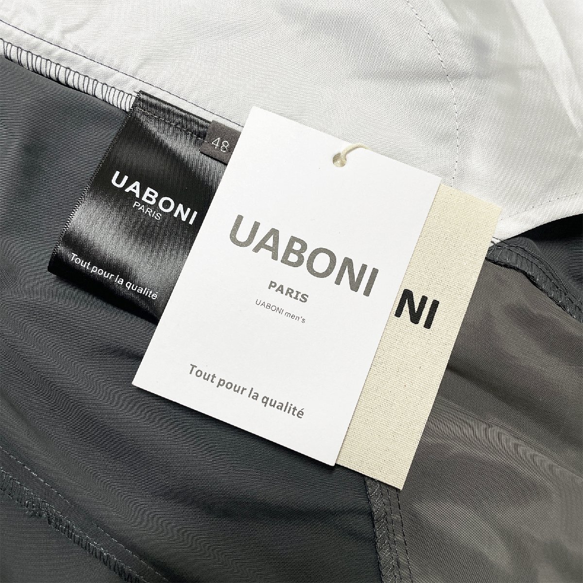 新作EU製＆定価5万◆UABONI*Paris*スラックス*ユアボニ*パリ発◆上質 快適 速乾 ビッグシルエット チノパン ボトムス スポーティー 2XL_画像8