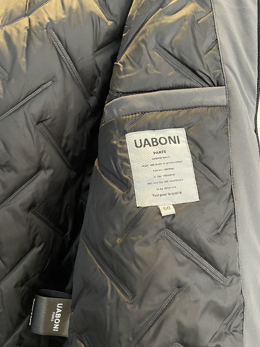 ★★最高級EU製＆定価8万◆UABONI*Paris*コットンジャケット*ユアボニ*パリ発◆中綿入り 暖か ファッション フード脱着可 XL/50サイズ_画像10