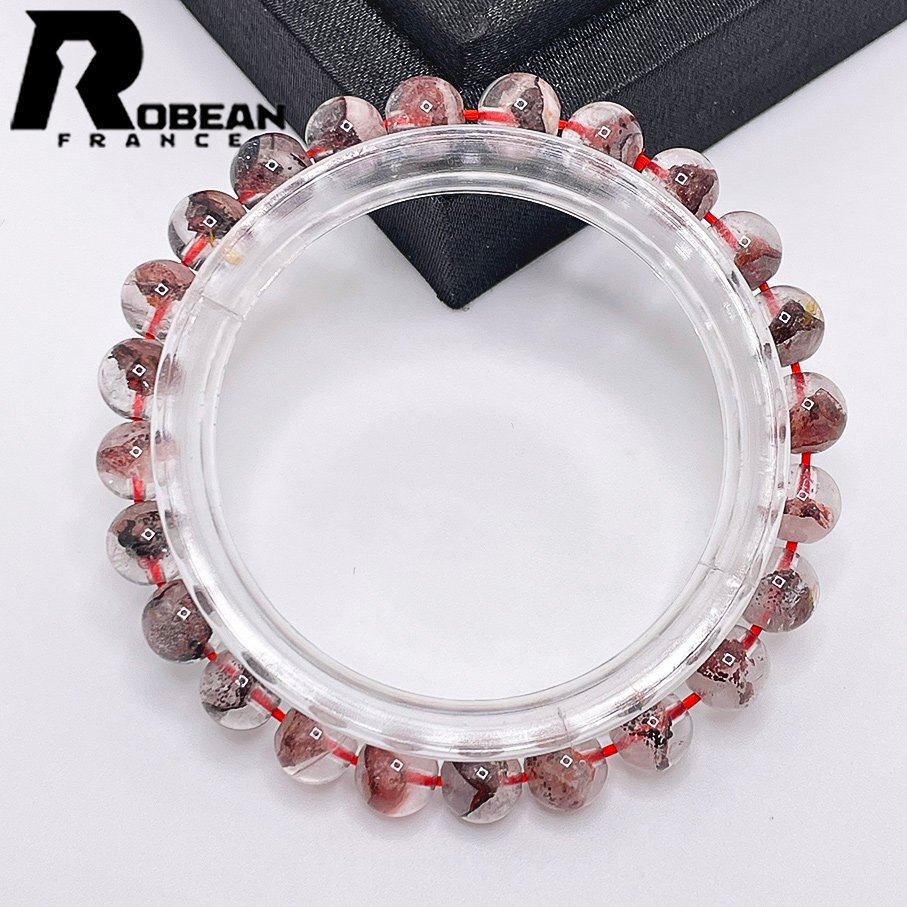  high grade EU made regular price 5 ten thousand jpy *ROBEAN* gold character . red Phantom * Power Stone bracele natural stone .. amulet gift 7.3-7.9mm 1005B052