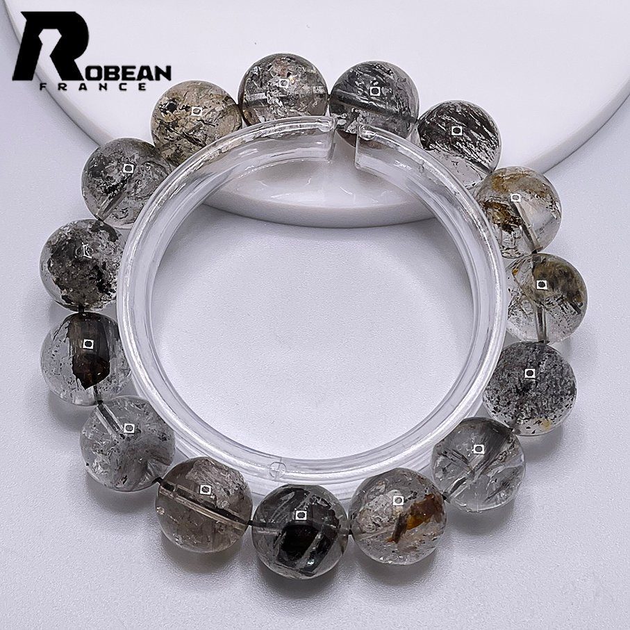 ..EU made regular price 11 ten thousand jpy *ROBEAN* is -kima- diamond * Power Stone bracele natural stone raw ore beautiful amulet 14.4-15mm 1008J104