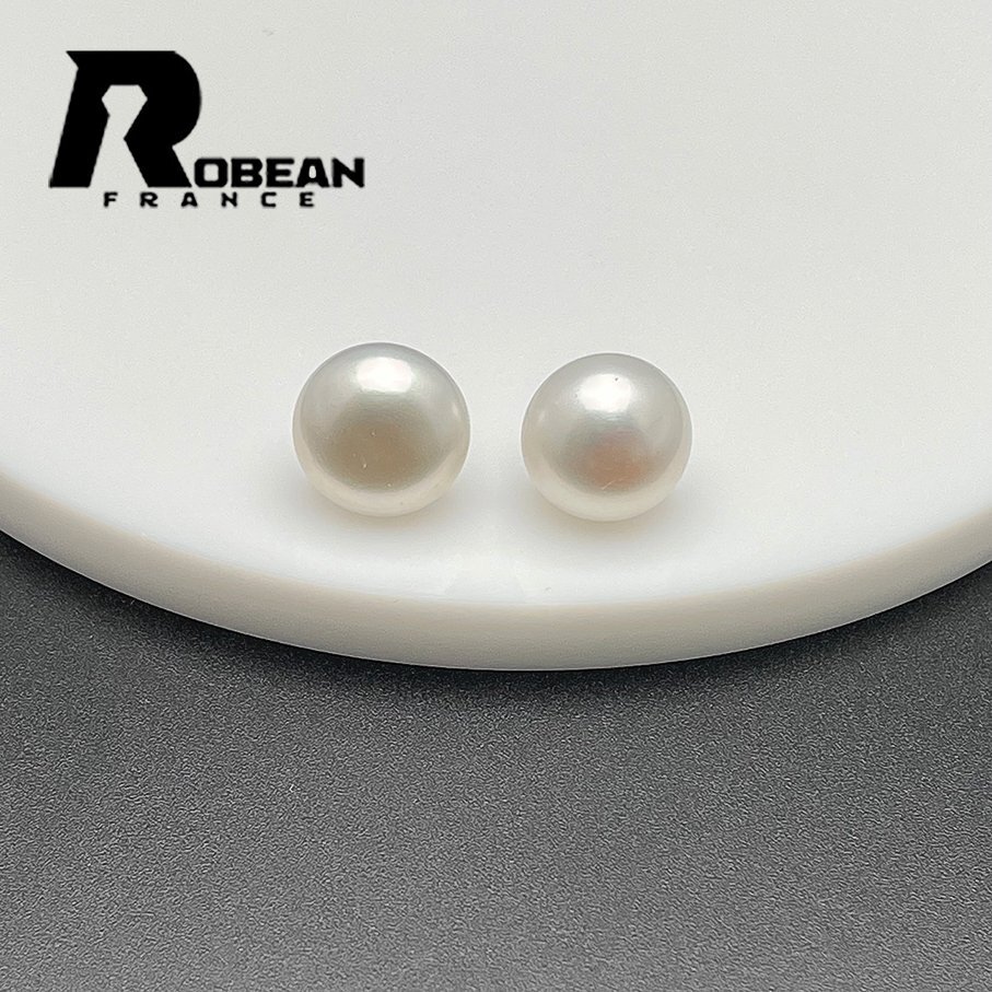 上品 EU製 定価5万円★ROBEAN・淡水真珠・ピアス★天然パール パワーストーン s925 アコヤ真珠 本真珠 オシャレ 12.2-12.6mm 1001G1444_画像1