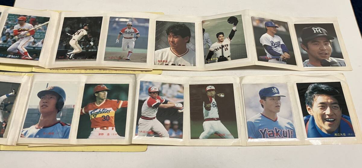 カルビー プロ野球カード 1987年 アルバム2冊＋カード79枚（ダブり有）昭和レトロ 懐かしの プロ野球チップス BASEBALL CARD'S ALBUM の画像5