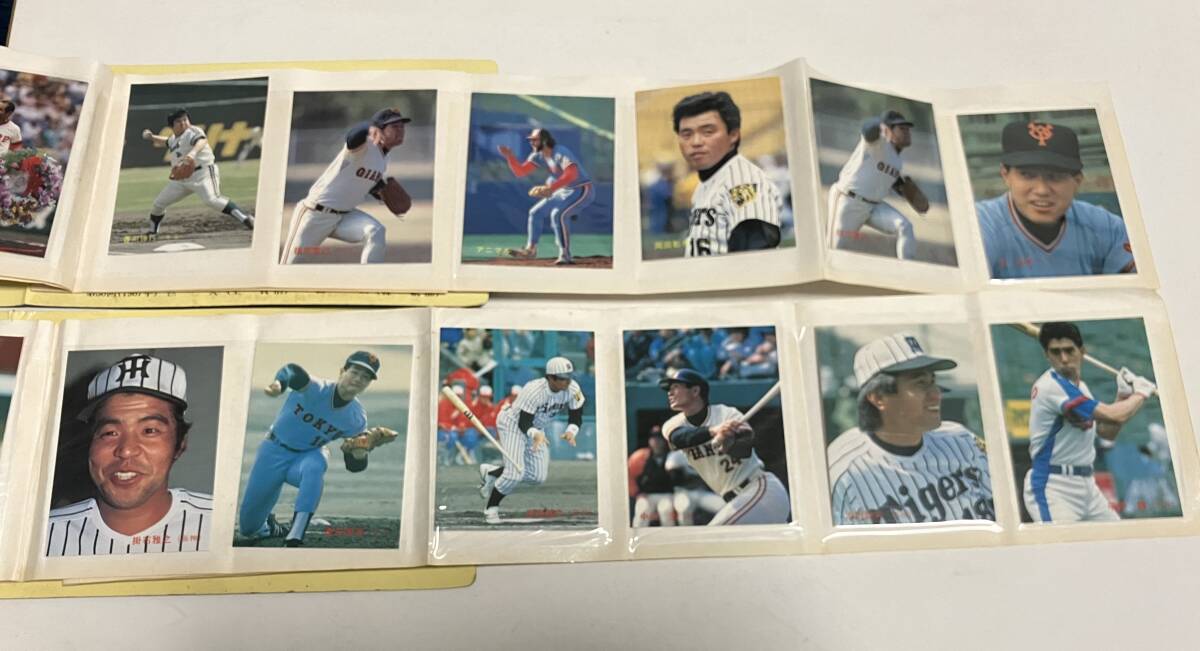 カルビー プロ野球カード 1987年 アルバム2冊＋カード79枚（ダブり有）昭和レトロ 懐かしの プロ野球チップス BASEBALL CARD'S ALBUM の画像7