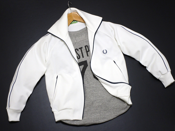 激レア 80's ! FRED PERRY フレッドペリー ビンテージ 旧タグ&美品☆ トラック ジャージ♪ ジャケット モッズ 日本製 ヒットユニオン 90s_現物 コーデ参考画像