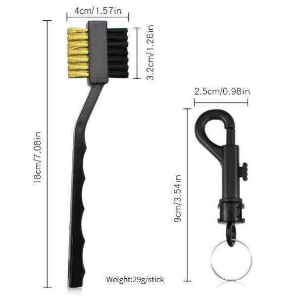 ゴルフ ブラシ クリーニング 青 アイアン ウッド ドライバー 全クラブ対応_画像4