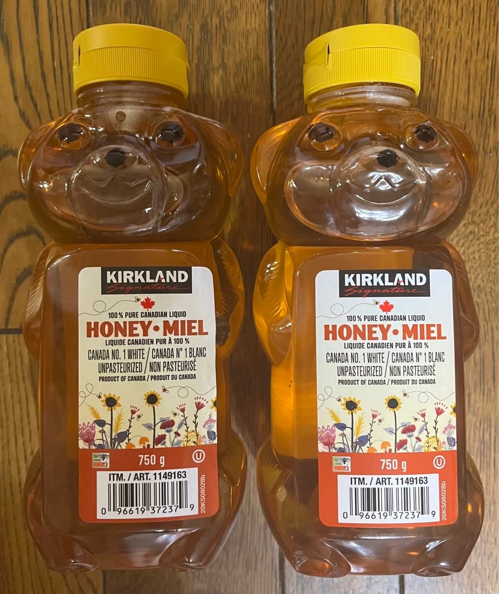 2個　KIRKLAND カークランド 100%（蜂蜜・はちみつ・ハチミツ）750g