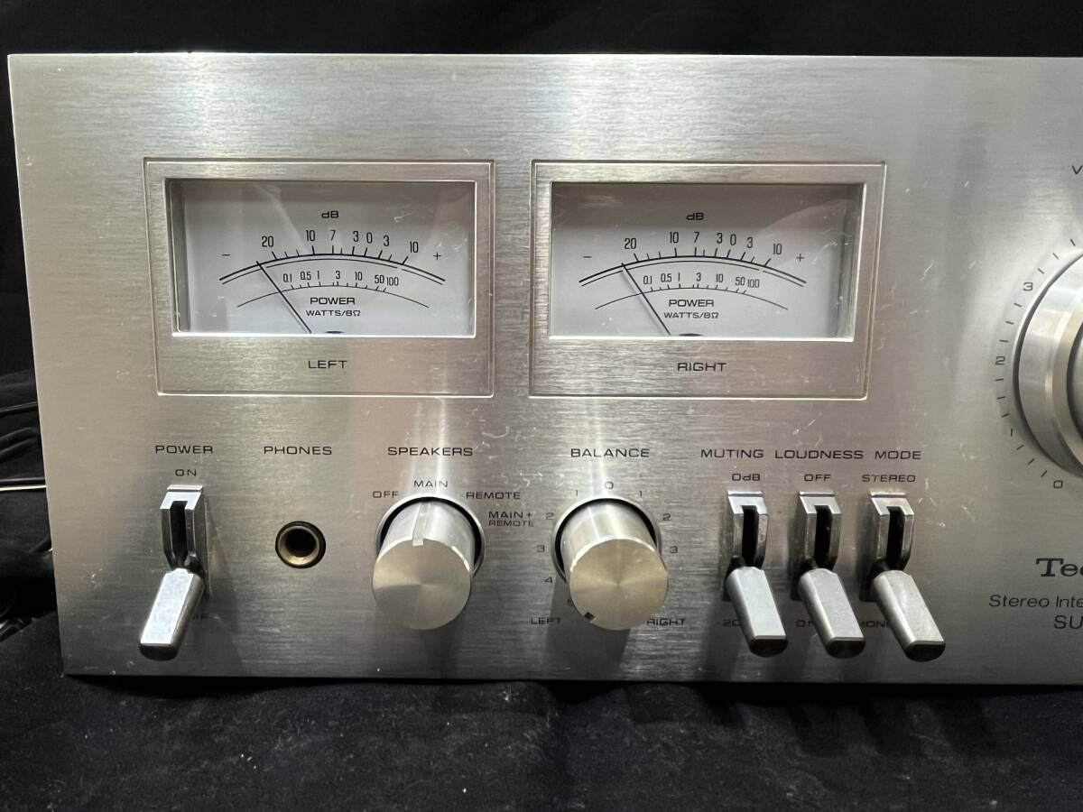 テクニクス プリメインアンプ Technics SU-7700Ⅱ Stereo Integrated Amplifier オーディオ機器 通電確認済み 中古品 W18の画像2