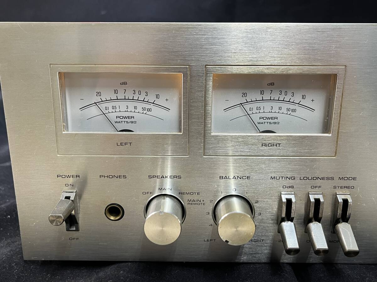テクニクス プリメインアンプ Technics SU-7700Ⅱ Stereo Integrated Amplifier オーディオ機器 通電確認済み 中古品 W18の画像3