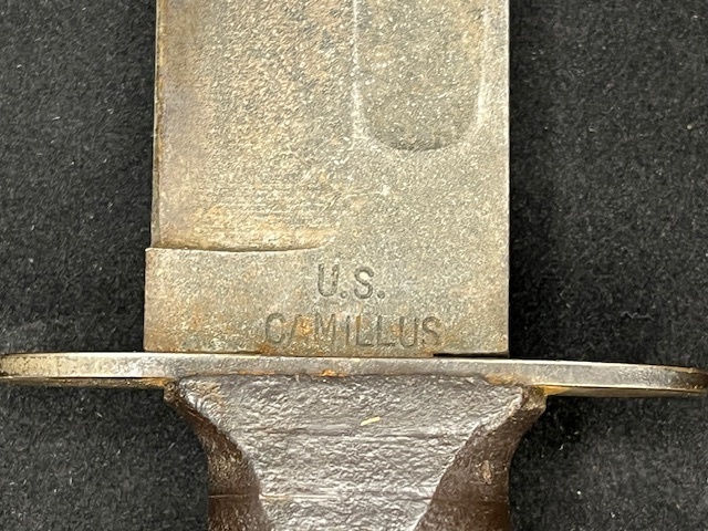 U.S. CAMILLUS カミラス ナイフ ハンディングナイフ キャンプ用品 アウトドア ケース付き 全長約305㎜ U600の画像4