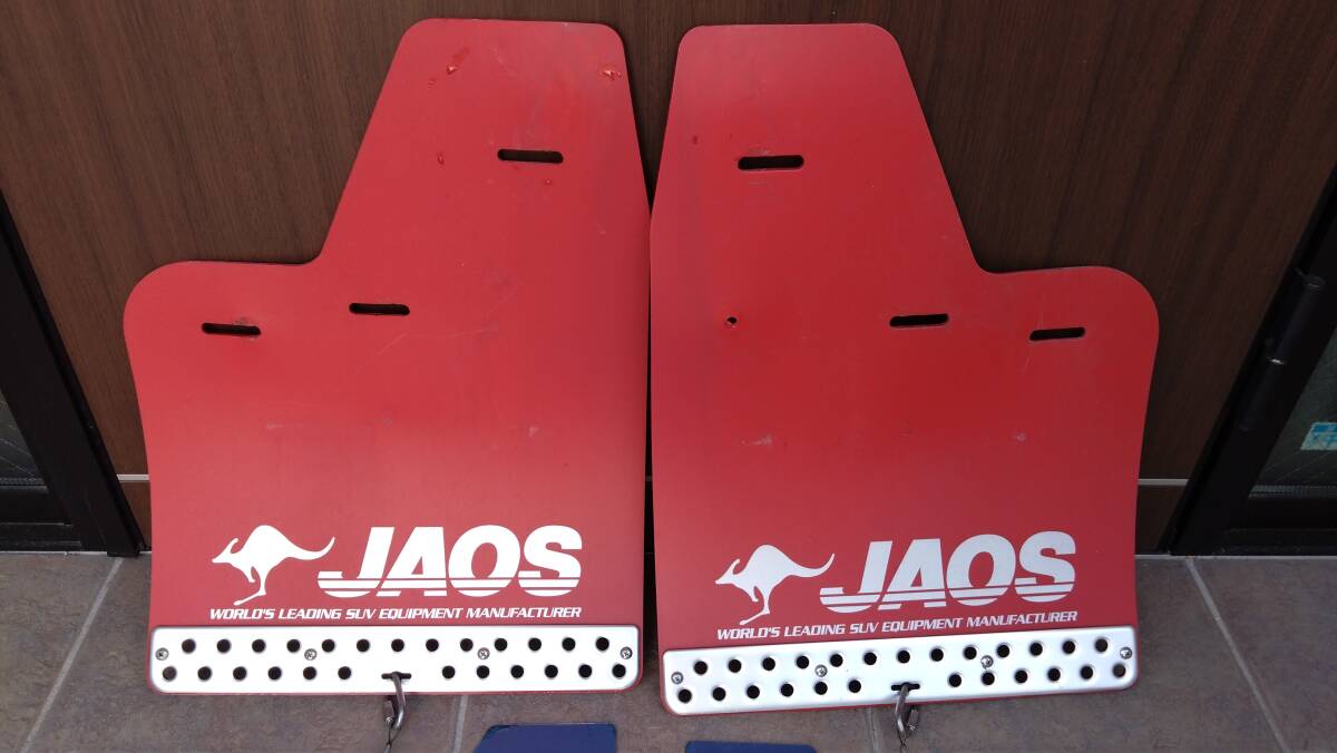 【使用期間：1年以内】JAOS／ジャオス製 三菱 パジェロ用 JAOS マッドガードIII (フロント：B621327F、リア：B621325R)の画像2
