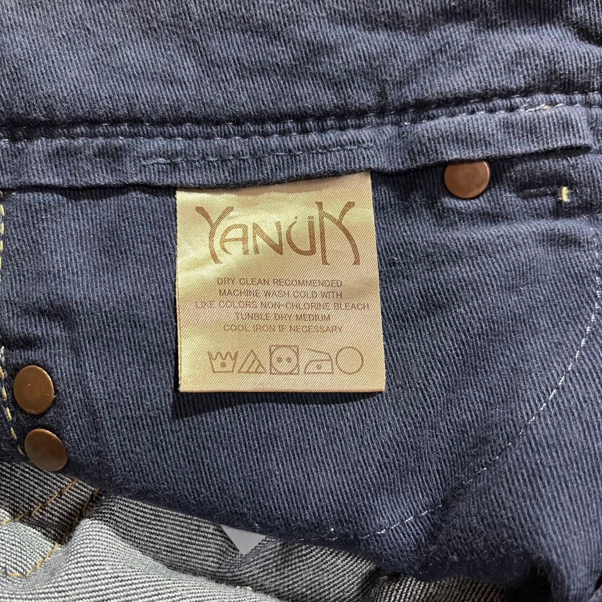 【YANUK】ヤヌーク 6pk Leggings レギング スキニーデニムパンツ Sサイズ 日本製