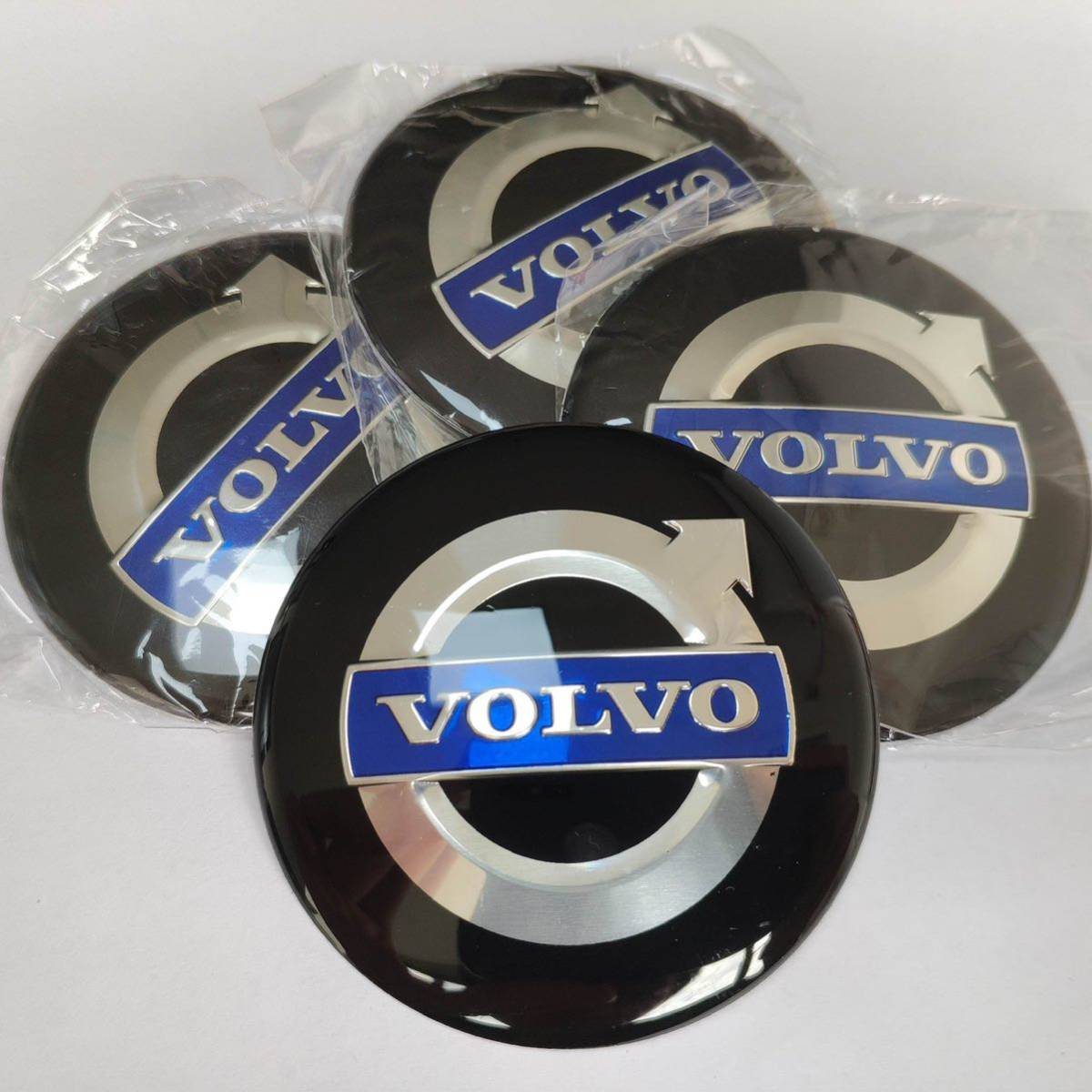 ボルボ VOLVO 用 ホイール キャップシール 約直径 65mm 4個セットの画像1