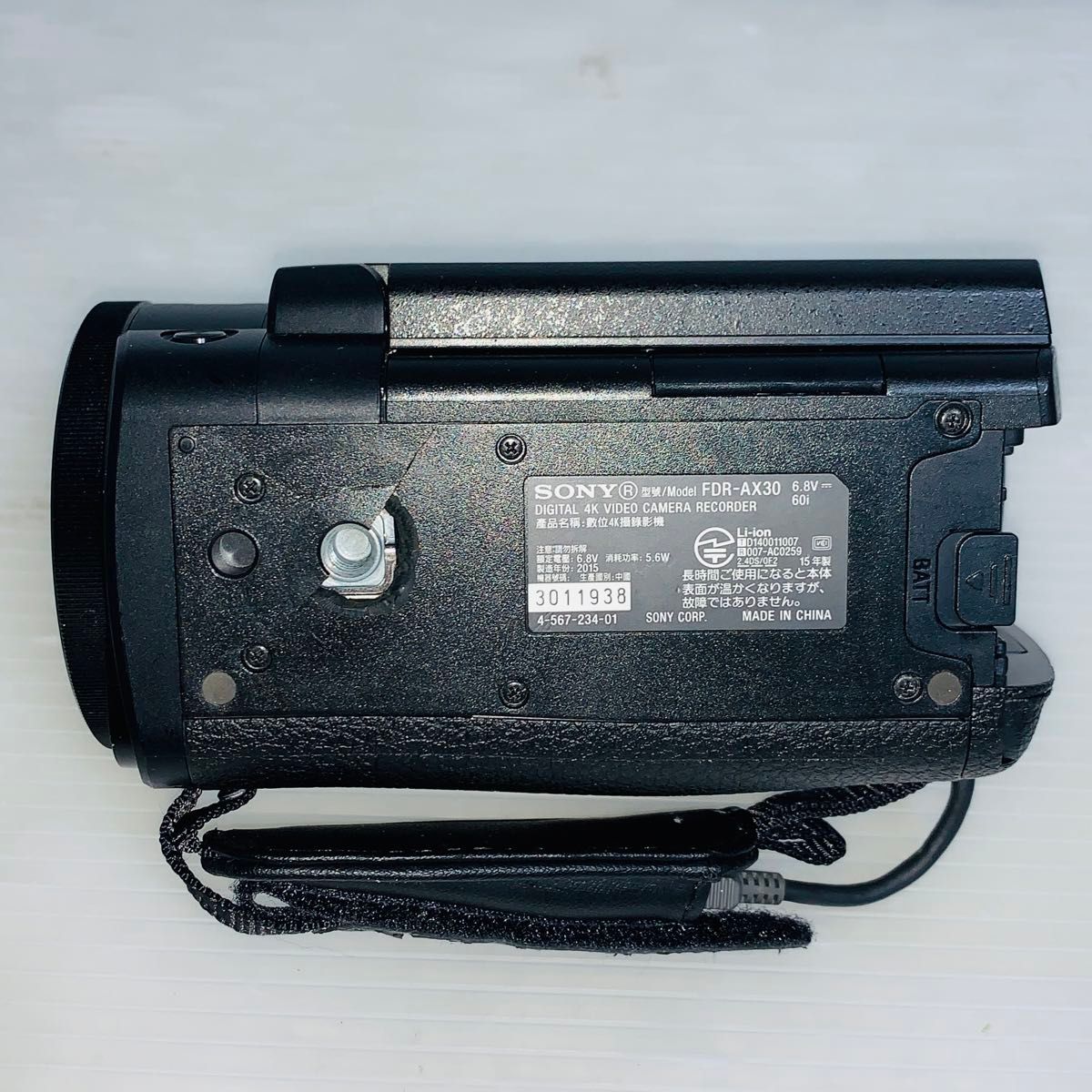 【難あり】 SONY FDR-AX30 ビデオカメラ 4K
