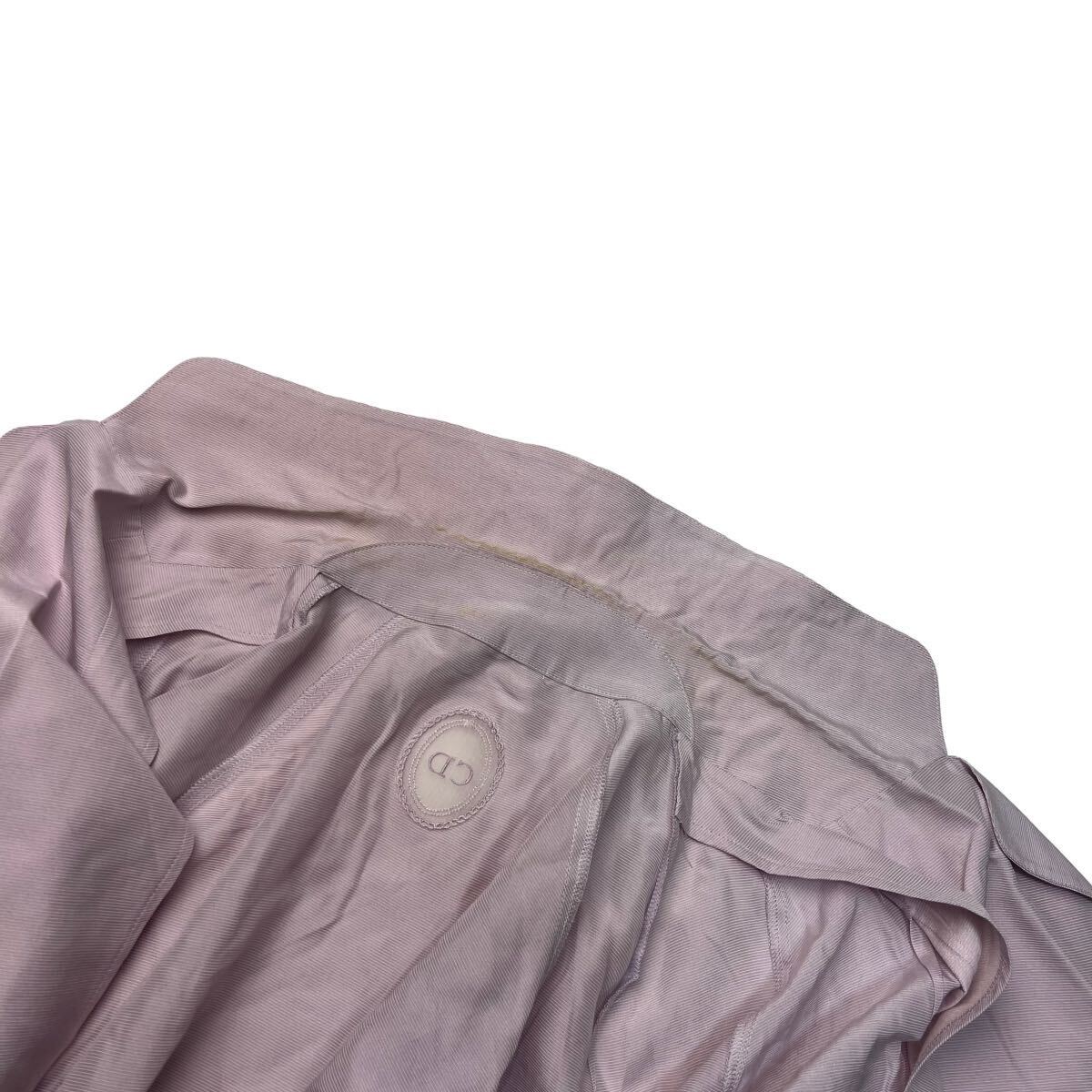 Christian Dior クリスチャン・ディオール シャツジャケット ラベンダー/薄ピンク系 サイズ 7 長袖_画像8