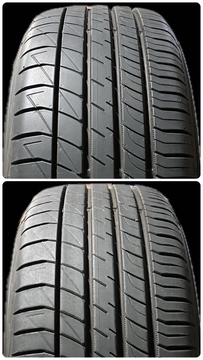 2021年製DUNLOPルマン付 マークX 215/60R16 7J+50 5穴 PCD114.3 ハブ60 平座 純正 16インチ アルミ ホイール 5H ピッチ114.3 GRX120_画像3