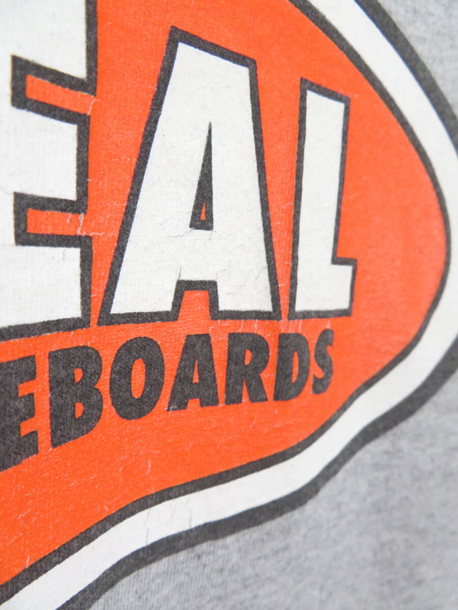 00s リアル スケートボード ★ サークル センターロゴ 長袖 Tシャツ XL ★ REAL SKATEBOARDS スケボー ロンT オーバーサイズ メンズの画像4