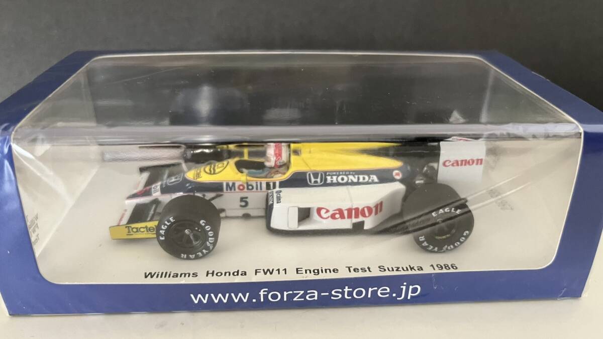 ★☆ストア別注♪ Williams Honda FW11 Engine Test Suzuka 1986 Satoru Nakajima ウィリアムズ ホンダ fw11 中嶋悟 鈴鹿テスト☆★の画像2