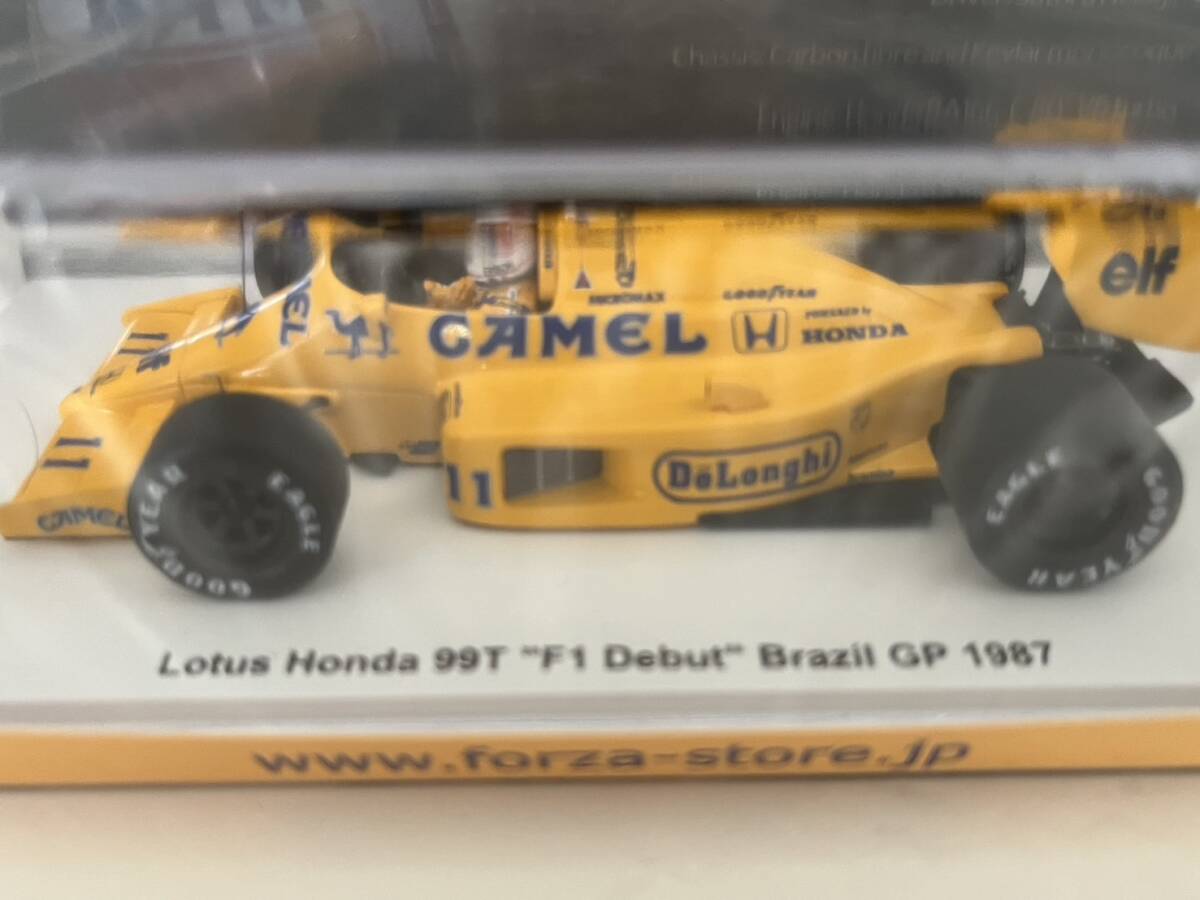 ★☆ストア別注♪ Lotus Honda 99T F1 Debut Brazil GP 1987 Satoru Nakajima ロータス ホンダ 99T 中嶋悟 ブラジルデビュー☆★の画像3