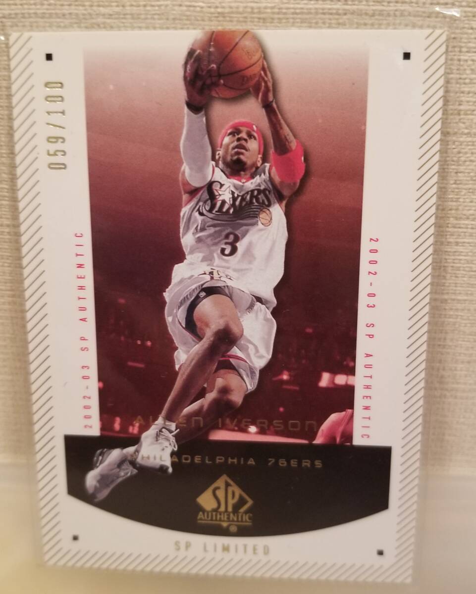 02-03SP AUTHENTIC ALLEN IVERSON SP LIMITED 059/100の画像1