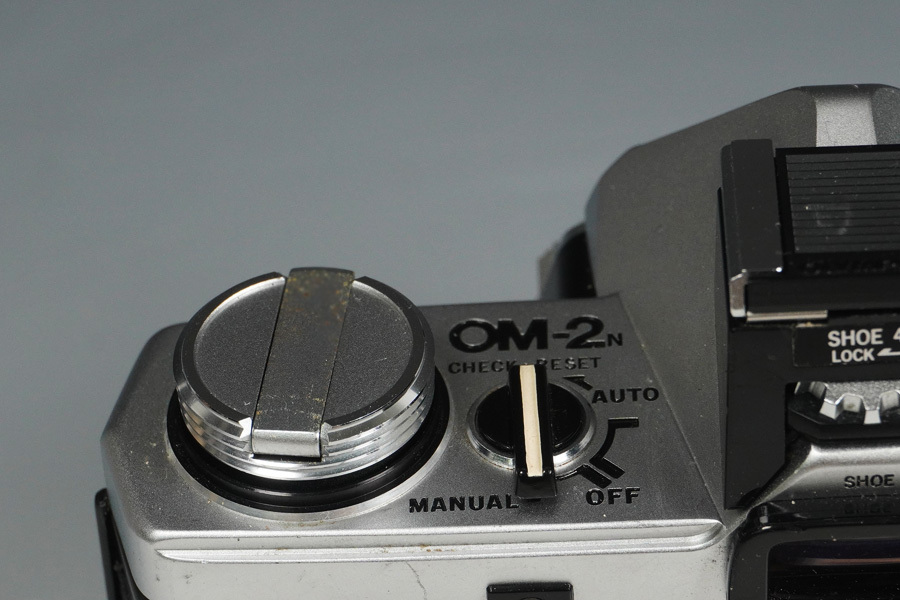 通電確認 OLYMPUS OM-2N シルバー ボディーの画像8