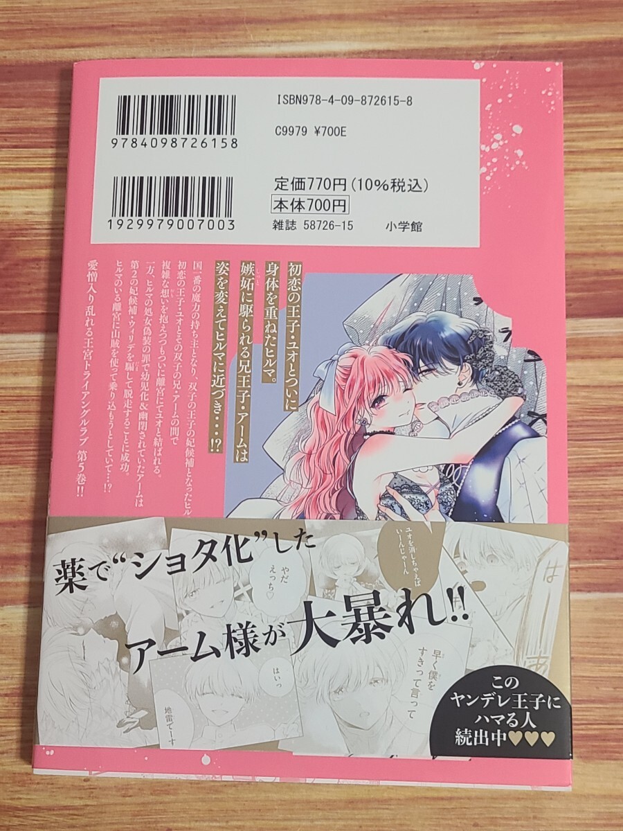 4月新刊TL* 夜伽の双子 贄姫は二人の王子に愛される 5巻 島袋ユミ