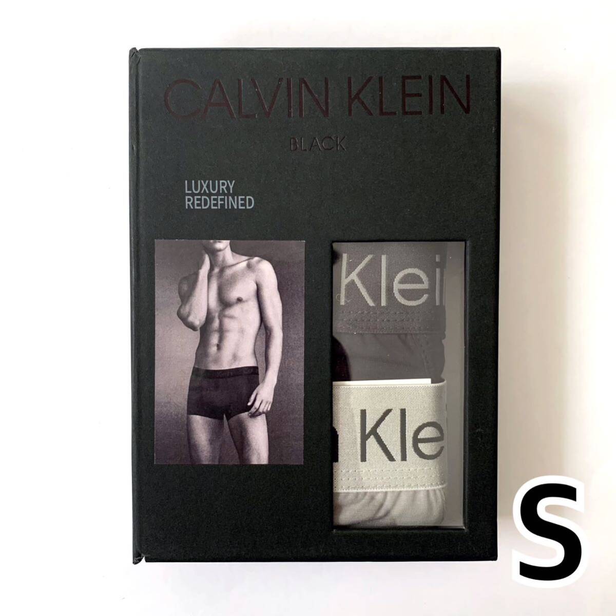 Calvin Klein boxer shorts BLACK S size 3 pieces set black dark gray light gray free shipping most short shipping Calvin Klein 