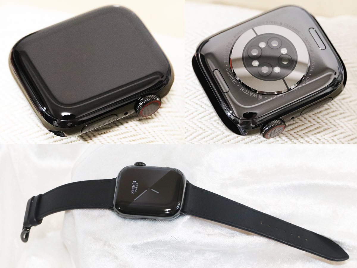 Apple Watch HERMES Series 9 スペースブラック シンプルトゥール 41 mm_画像2