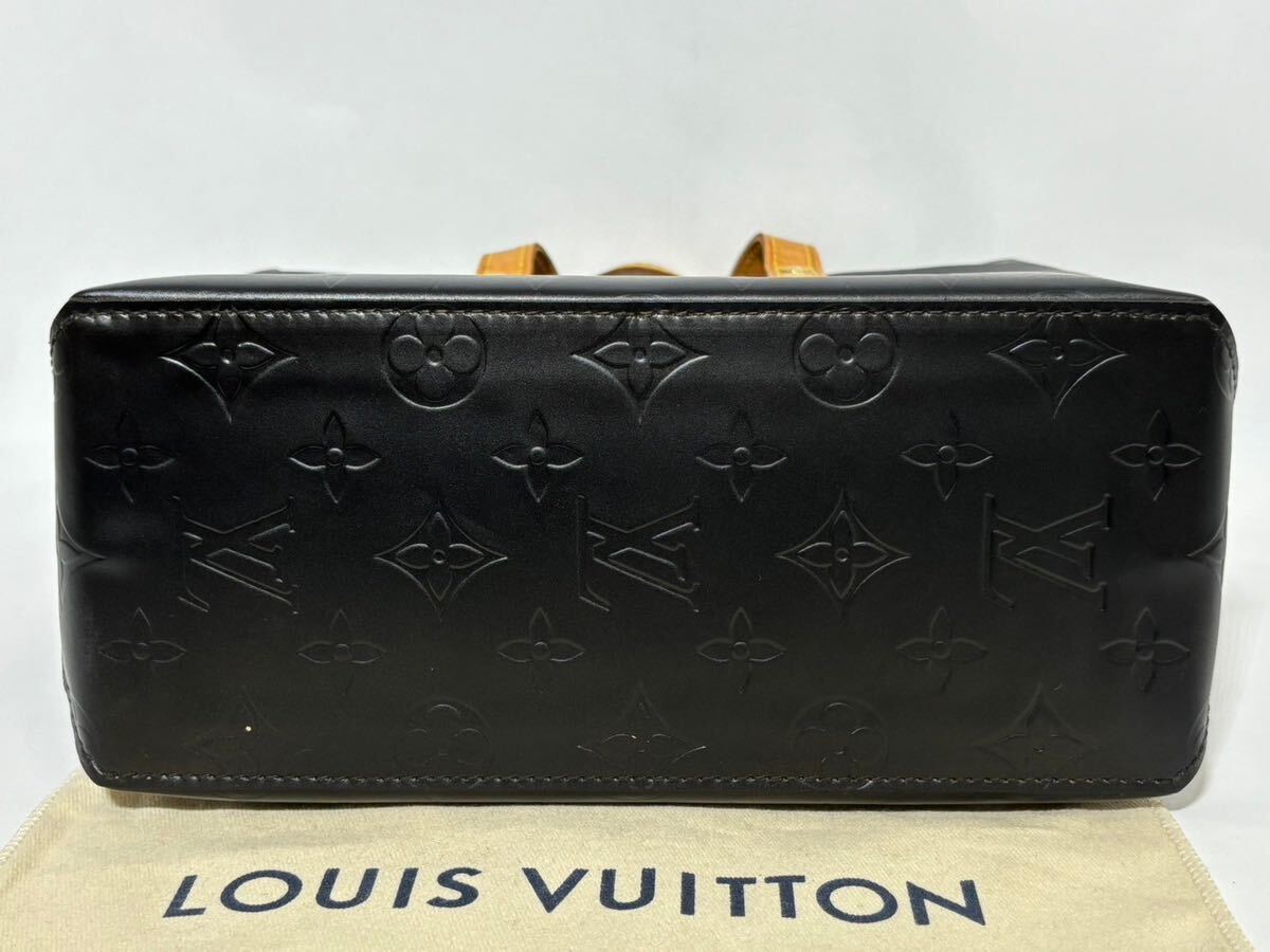 【美品】ルイヴィトン ヴェルニ 0072 ハンドバック マット モノグラム LOUISVUITTON トートバッグ リードPM ブラック _画像4