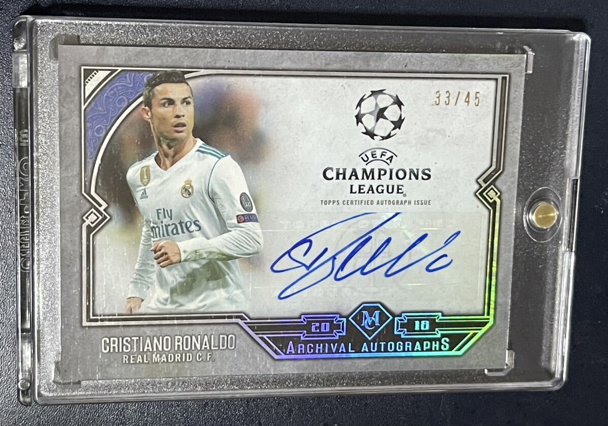 ★クリスティアーノ ロナウド Cristiano Ronaldo topps museum collection auto サイン★レアルマドリード ポルトガル代表 オート サインの画像1